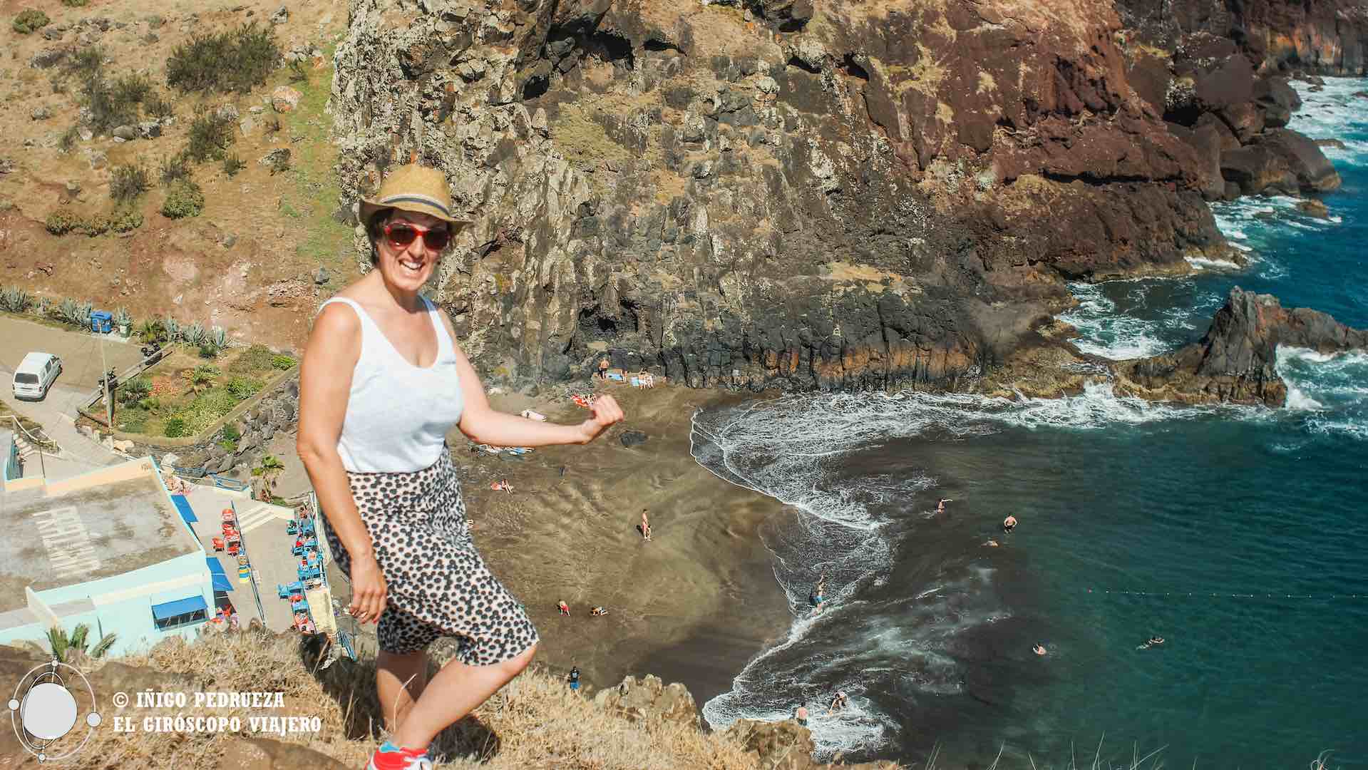 Vistas de la playa de Caniçal: Prainha